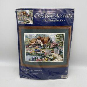 COTTAGE IDYLL Needlepoint Kit Creative Accents 7929 Barbara Mock 14 x 11 New